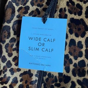 Antonio Melani Animal Print Boots size 8